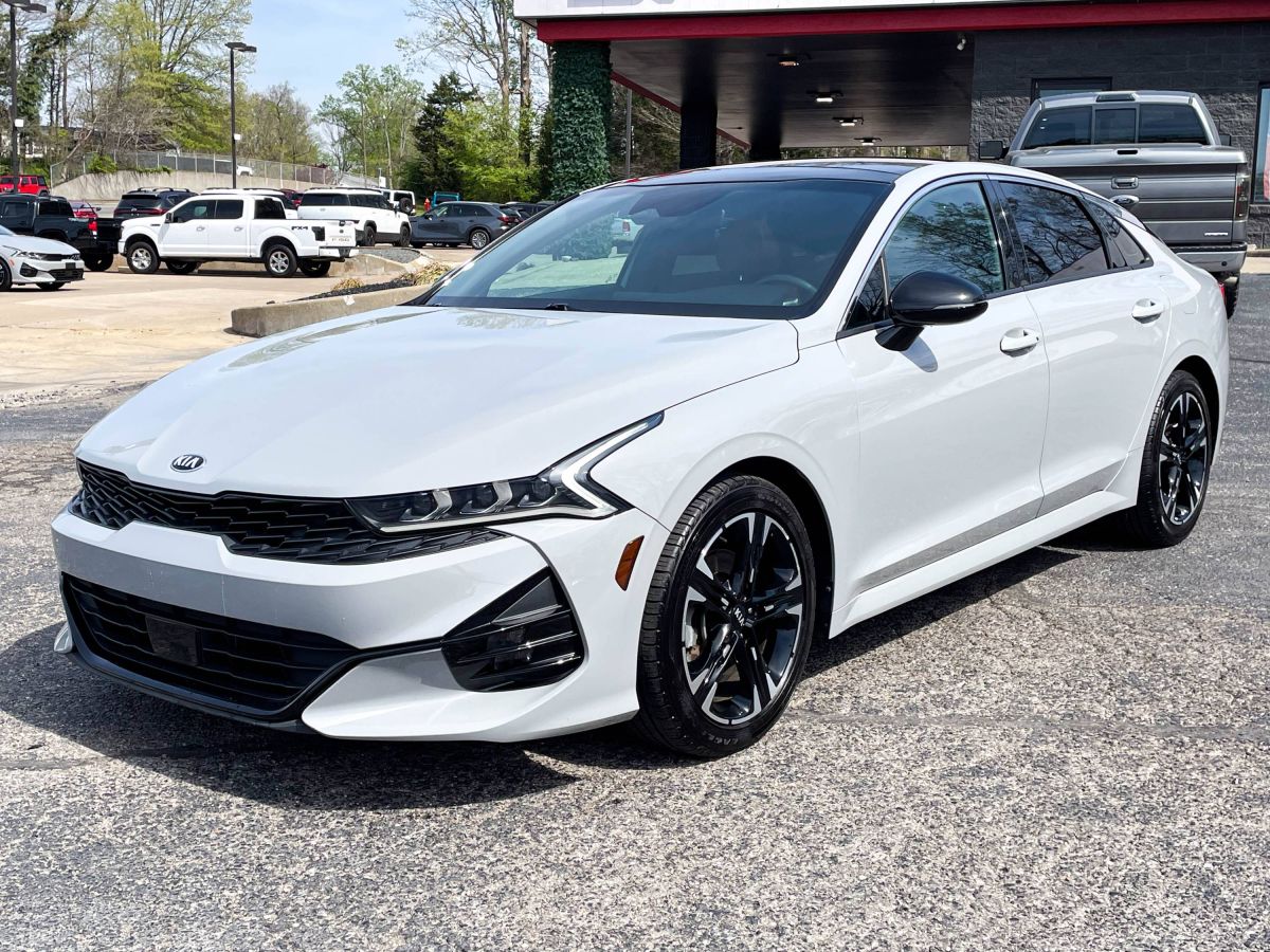 Gray 2021 Kia K5 GT-Line FWD Sedan Front-Wheel Drive Automatic