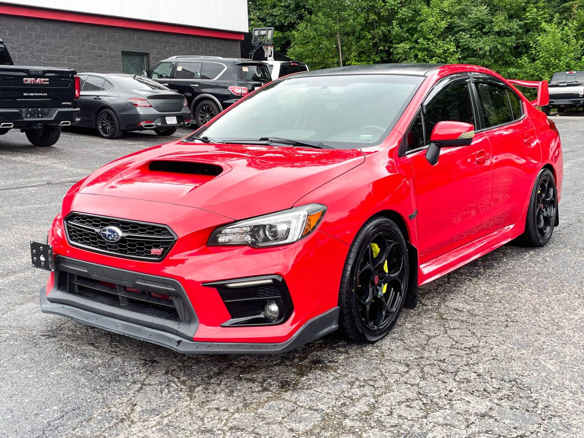 Red 2019 Subaru WRX STI AWD Sedan All-Wheel Drive Manual